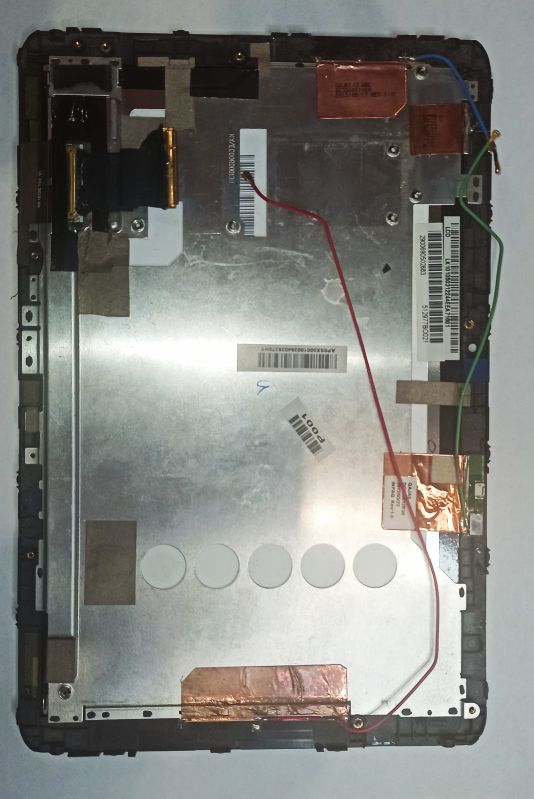 Дисплей для планшета Acer Iconia Tab 710 модуль в рамке сборе с тачскрином Черный 100% orig. СНЯТЫЙ БУ