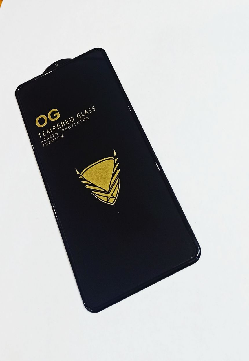 Защитное стекло для Huawei P40 Lite / Honor 9C Nova 5i/ Nova 7i/ Y7P “С бортиком” Черное