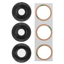 Стекло камеры для Tecno Spark 20 Pro (KJ6) (комплект 3 шт.) Черный