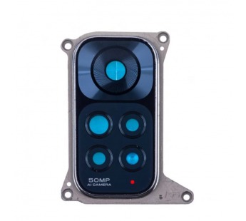 Стекло камеры для Xiaomi Redmi Note 11 (2201117TY) в сборе с рамкой Черный