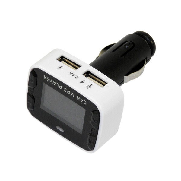 FM модулятор 024  2.1Ах2USB+Micro Sd
