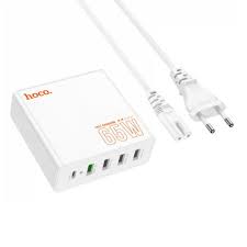 Сетевое зарядное устройство HOCO, C114A, Vision 2 USB, 3 Type-C  белый