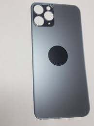 Задняя крышка для iPhone 13 Pro Серый (стекло, широкий вырез под камеру, логотип) – OR