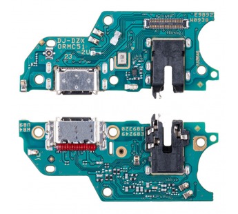 Шлейф для Realme C51 (RMX3830) плата системный разъем/разъем гарнитуры/микрофон