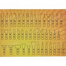 Набор лопаток для снятия микросхем MY-100 (43 шт)