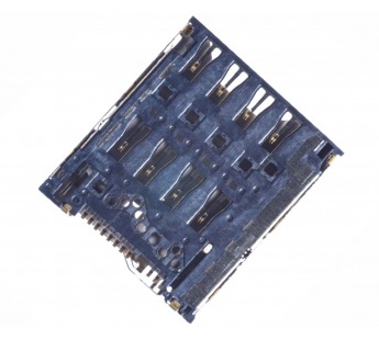 Коннектор SIM Alcatel OT-6012D/OT-6036Y/OT-6037Y/OT-6040D/OT-6050Y/OT-7047D/OT-7050Y №16 = №27