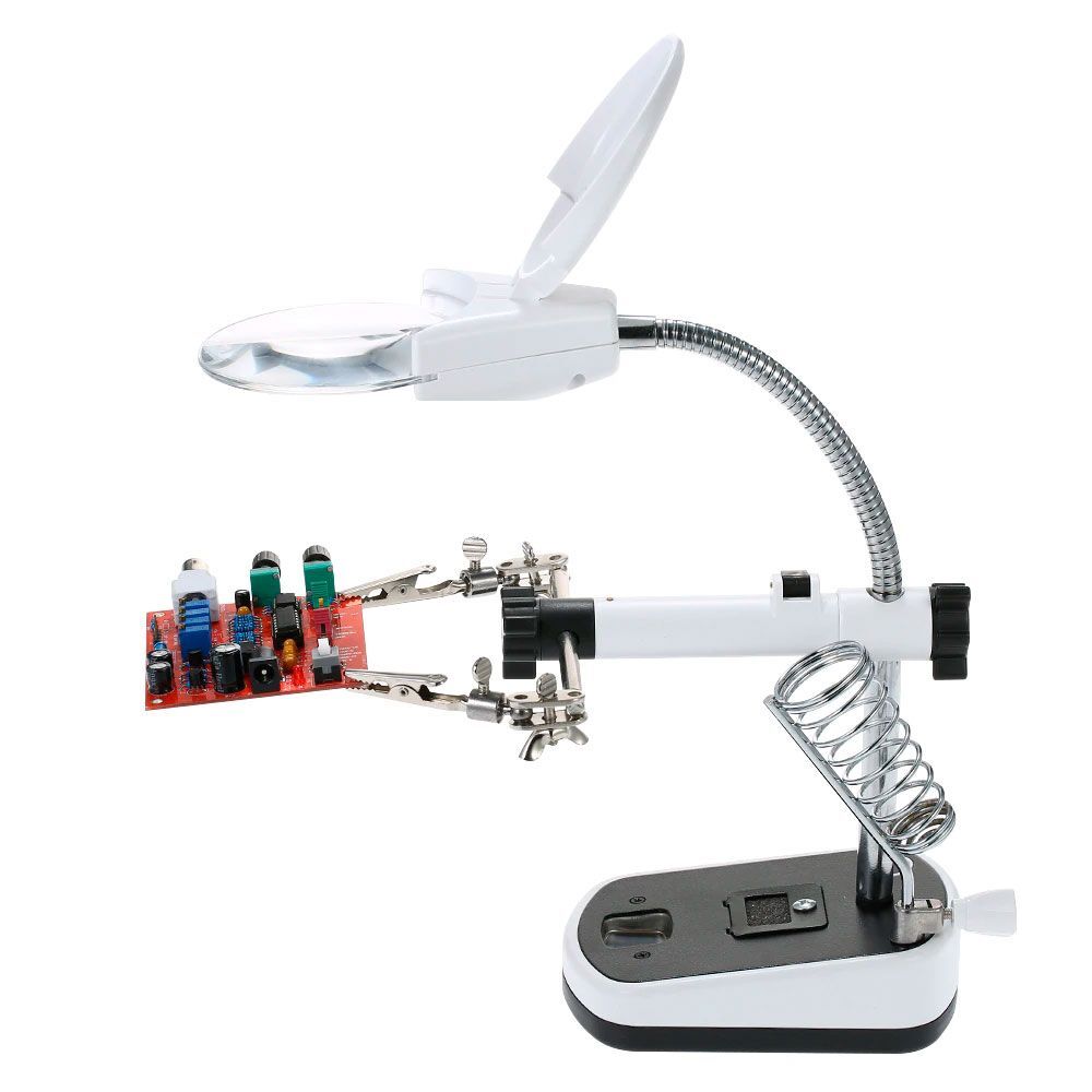 Держатель с лупой MG16075-C плат-третья рука)