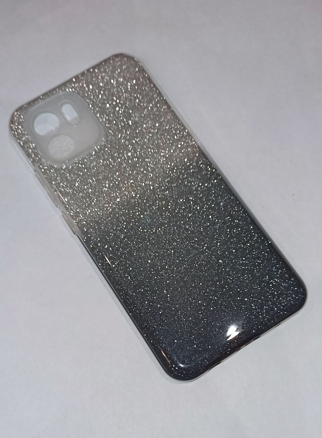 Чехол для Xiaomi Redmi A1 / Redmi A2  градиент СЕРЕБРО