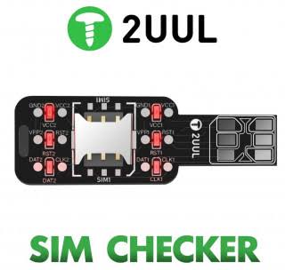 Тестер SIM 2UUL SM01 (помогает определить где неисправность:в лотке, сбой сим-карты или обрыв дорожек на плате)