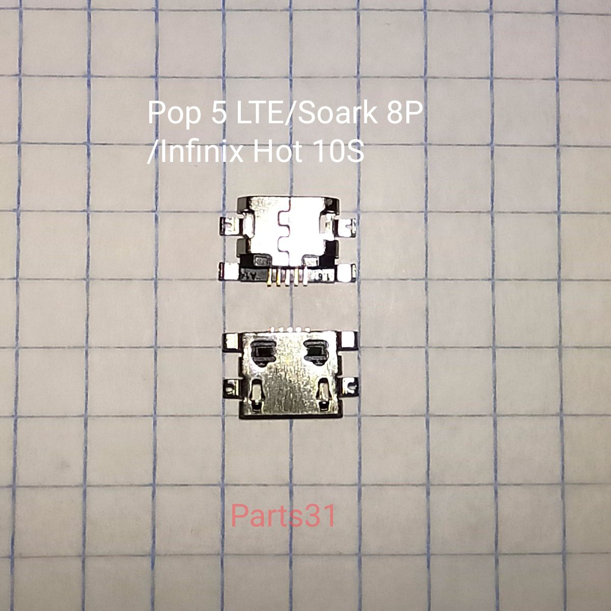 Разъем №116 Micro USB для Tecno POP 5 LTE/Spark 8P/Infinix Hot 10S