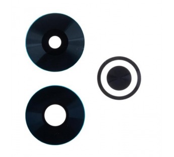 Стекло камеры для Xiaomi Poco M6 4G (2404APC5FG) (комплект 3 шт.) Черный