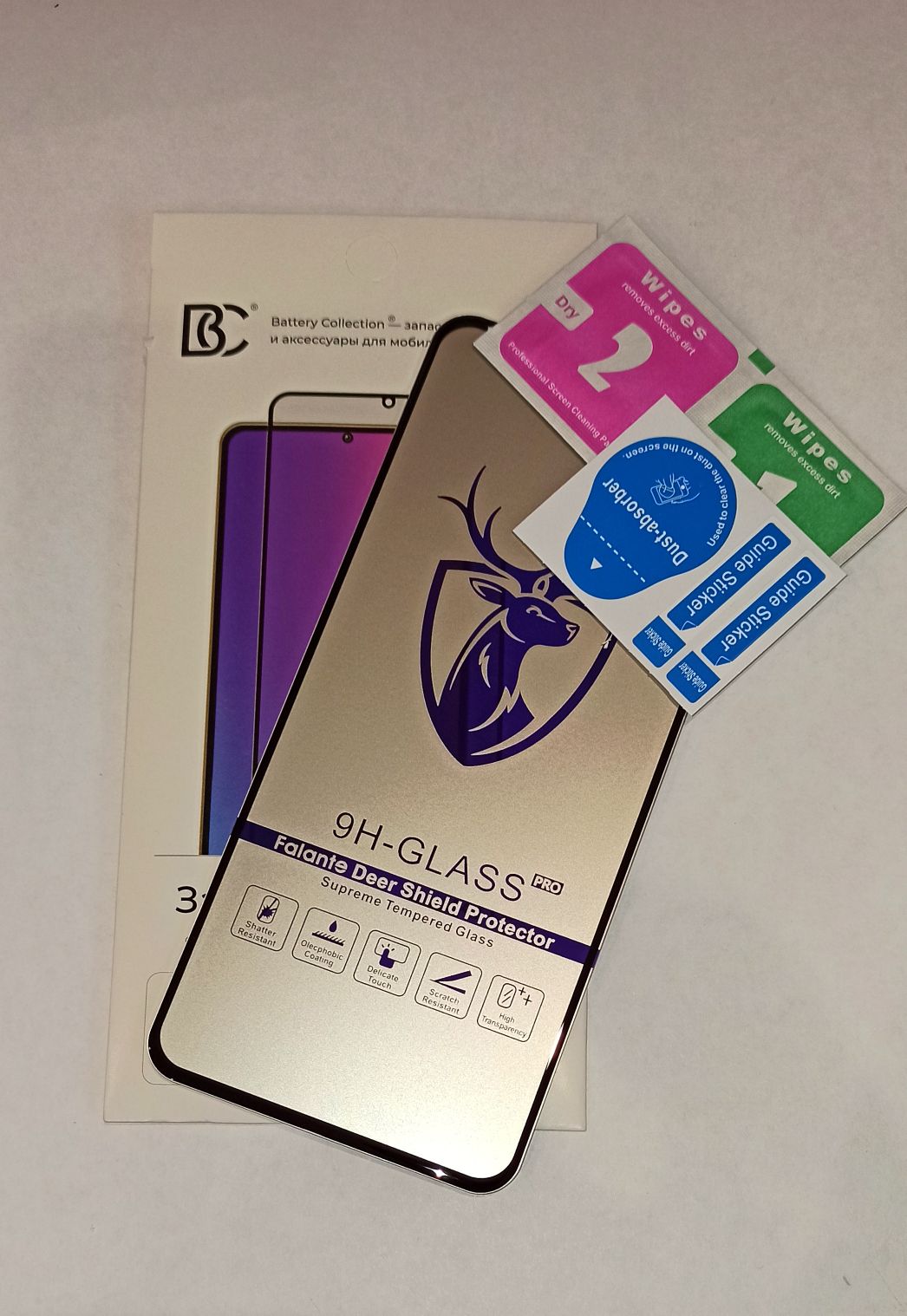 Защитное стекло “Премиум” для Realme 6 / Realme 7/ OPPO A52/ OPPO A72 Черный