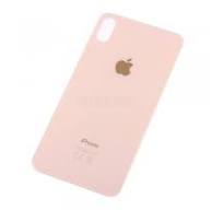 Задняя крышка для iPhone XS MAX золото (стекло, широкий вырез под камеру, логотип) OR