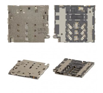 Коннектор SIM Samsung A320F/A520F/A530F/A720F/A730F/N920C №79