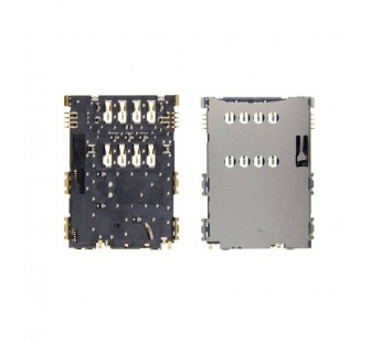 Коннектор SIM Samsung P1000/P3100/P6200 №90