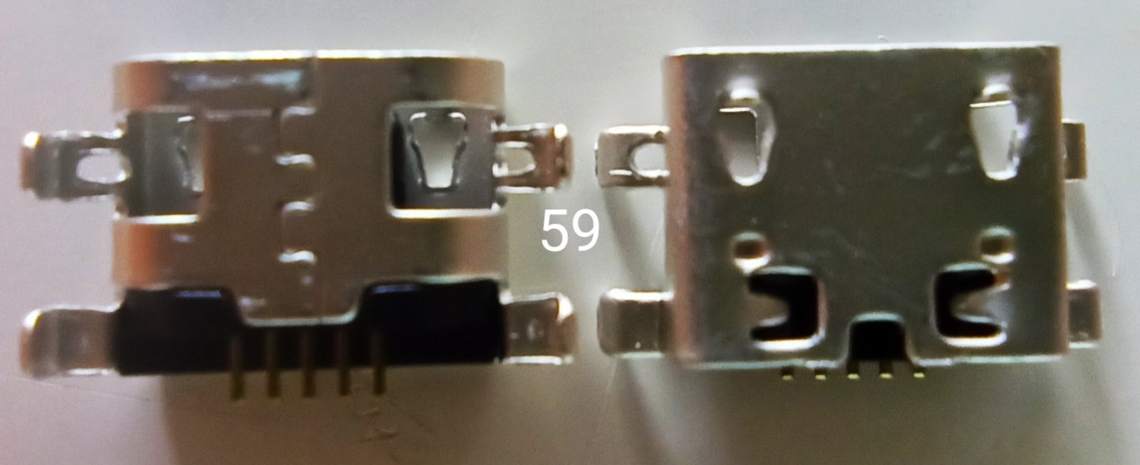 Разъем №59 Micro USB для Xiaomi Redmi 4A / Fly DS131/FS504/IQ436i/IQ4404/IQ4418/IQ4490/IQ4504