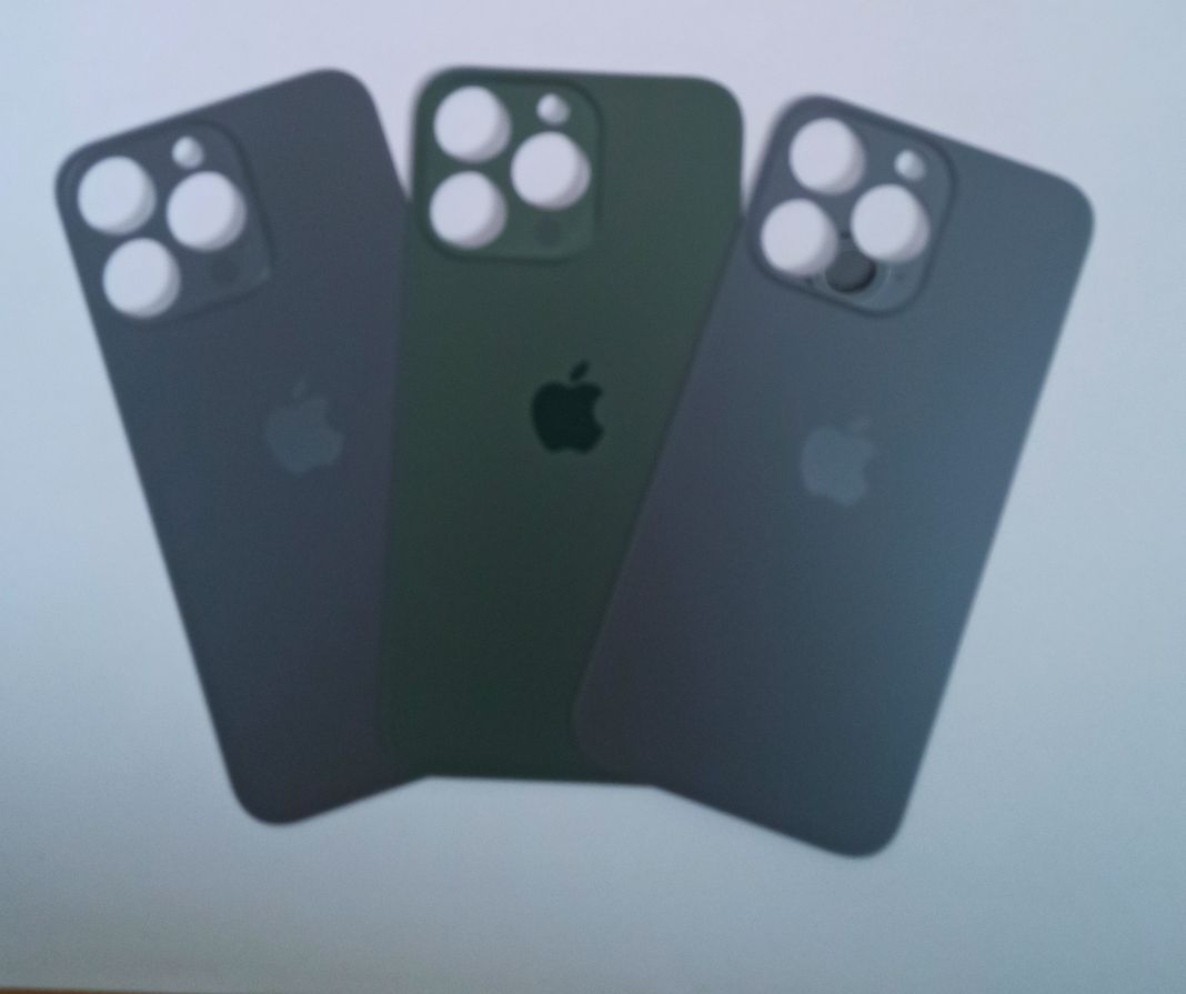 Задняя крышка для iPhone 12 Синий (стекло, монолит, широкий вырез под камеру, логотип)