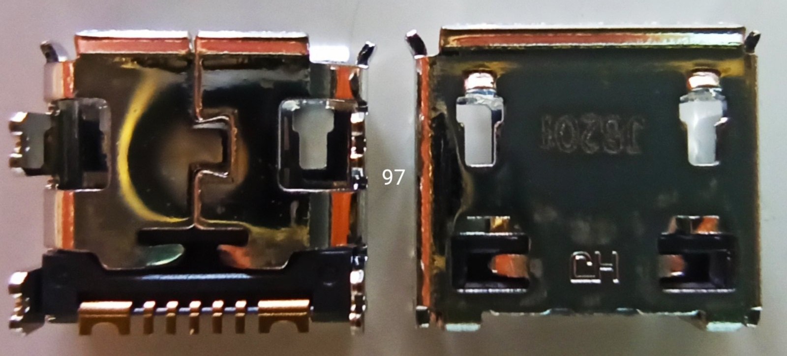 Разъем №97 Micro USB для Samsung S5310/i8262/i9190/S5312/S6310/S6312S4 Mini i9195 i9190 i9192