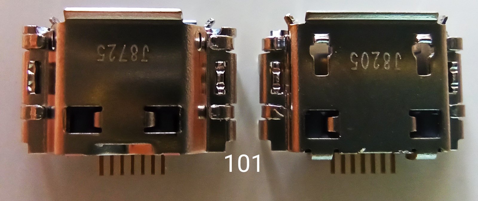 Разъем №101 micro USB Samsung S8000/S7350/S5250/S5620/S3370/i8000/C3530/S7230 I8350/ S5222/ S6500