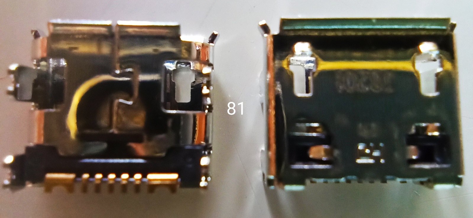 Разъем №81 Micro USB для Samsung C3560/S3850/E2530/E2600/C3750/C3752/B7350/i5510/S5610/S5330/S5570/C3222/C3322/C3560/S6102