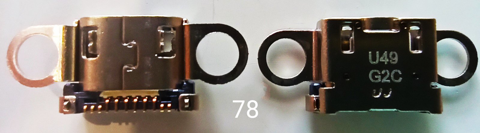 Разъем №78 Micro USB для Samsung A300F/A500F/A700FD/N910C