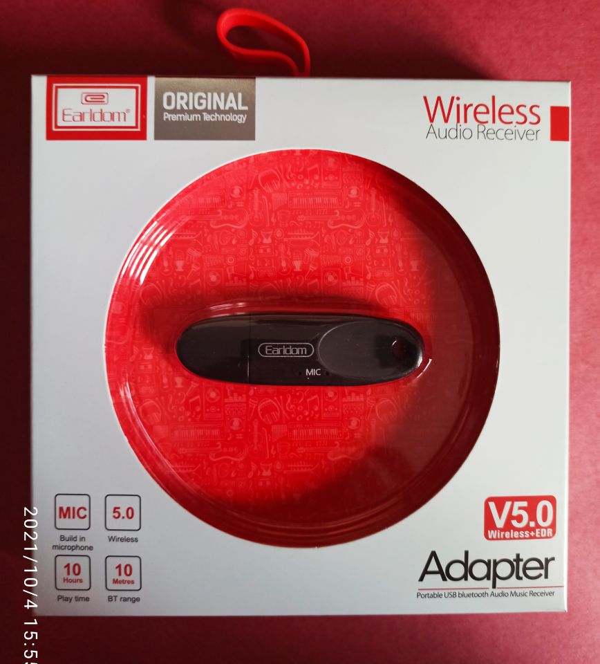 Автомобильный Bluetooth-приемник( ресивер) Earldom, ET-M40, USB, Чёрный