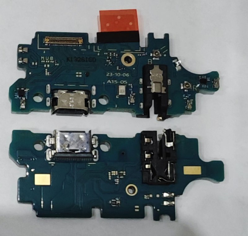 Шлейф для Samsung A155F/A156B (A15 4G/5G) плата системный разъем/разъем гарнитуры/микрофон OR