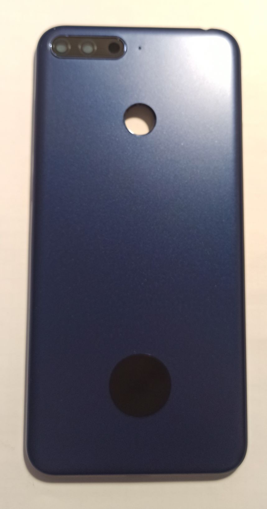 Задняя крышка для Huawei Honor 7C (AUM-L41) Синий   (есть стекло камеры,вспышки.кнопки)