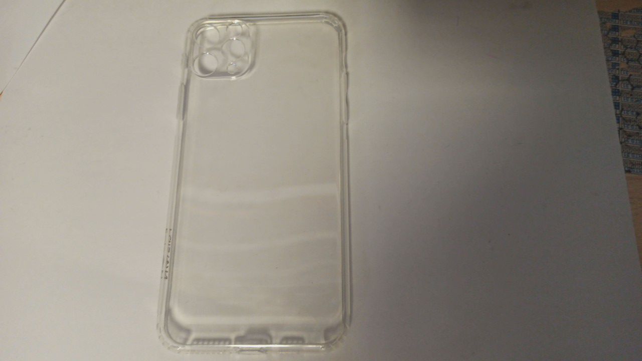 Чехол задняя накладка iPhone 11 Pro FaisON , тонкий, прозрачный, глянцевый