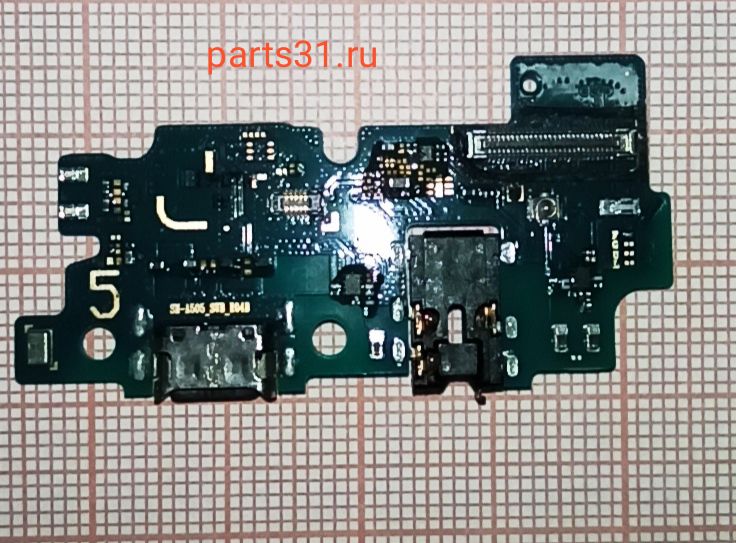 Шлейф для Samsung A047F (A04s) плата системный разъем/разъем гарнитуры/микрофон