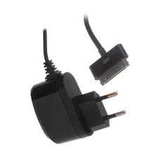 Сетевое зарядное устройство для iPhone 30 pin черный Glossar