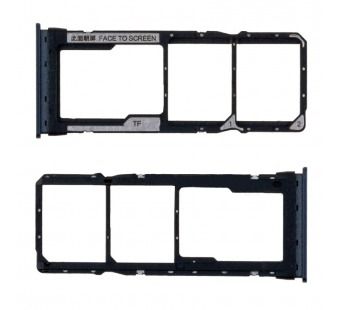 Контейнер SIM для Xiaomi Redmi Note 9 Черный