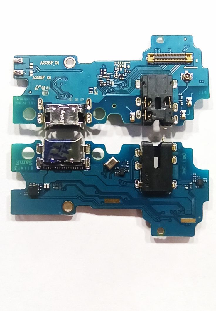Шлейф для Samsung A225F Galaxy A22 плата системный разъем/разъем гарнитуры/микрофон