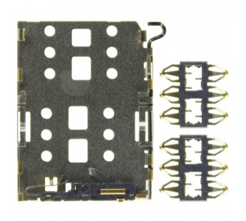 Коннектор SIM+MMC Samsung A300F/A500F/A700FD №171