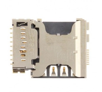 Коннектор SIM+MMC Samsung i8552/i8262/i8580/G350E №179