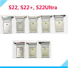 Контейнер SIM Samsung S901B/S906B S22/S22+/S22 ultra Черный