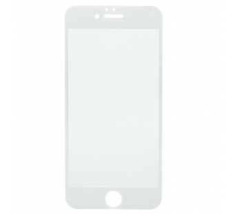 Защитное стекло для iPhone 6/6S “Оптима” Белое (Закалённое, полное покрытие)