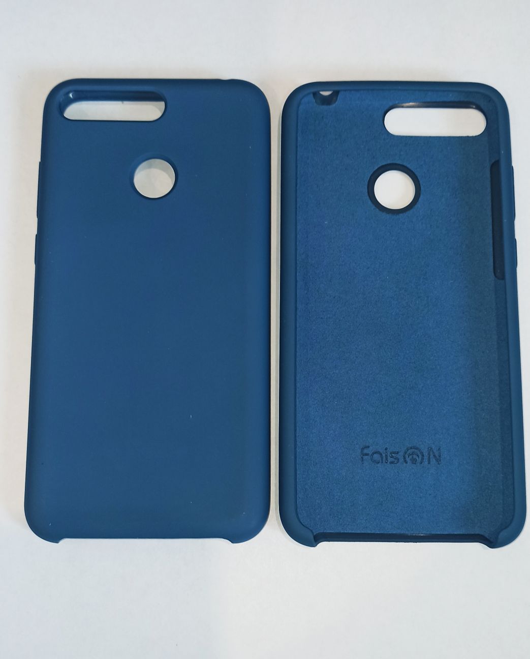 Чехол-накладка Soft Touch для HUAWEI Honor 7A Pro/Y6 2018/Y6 prime 2018 FaisON №20, синий