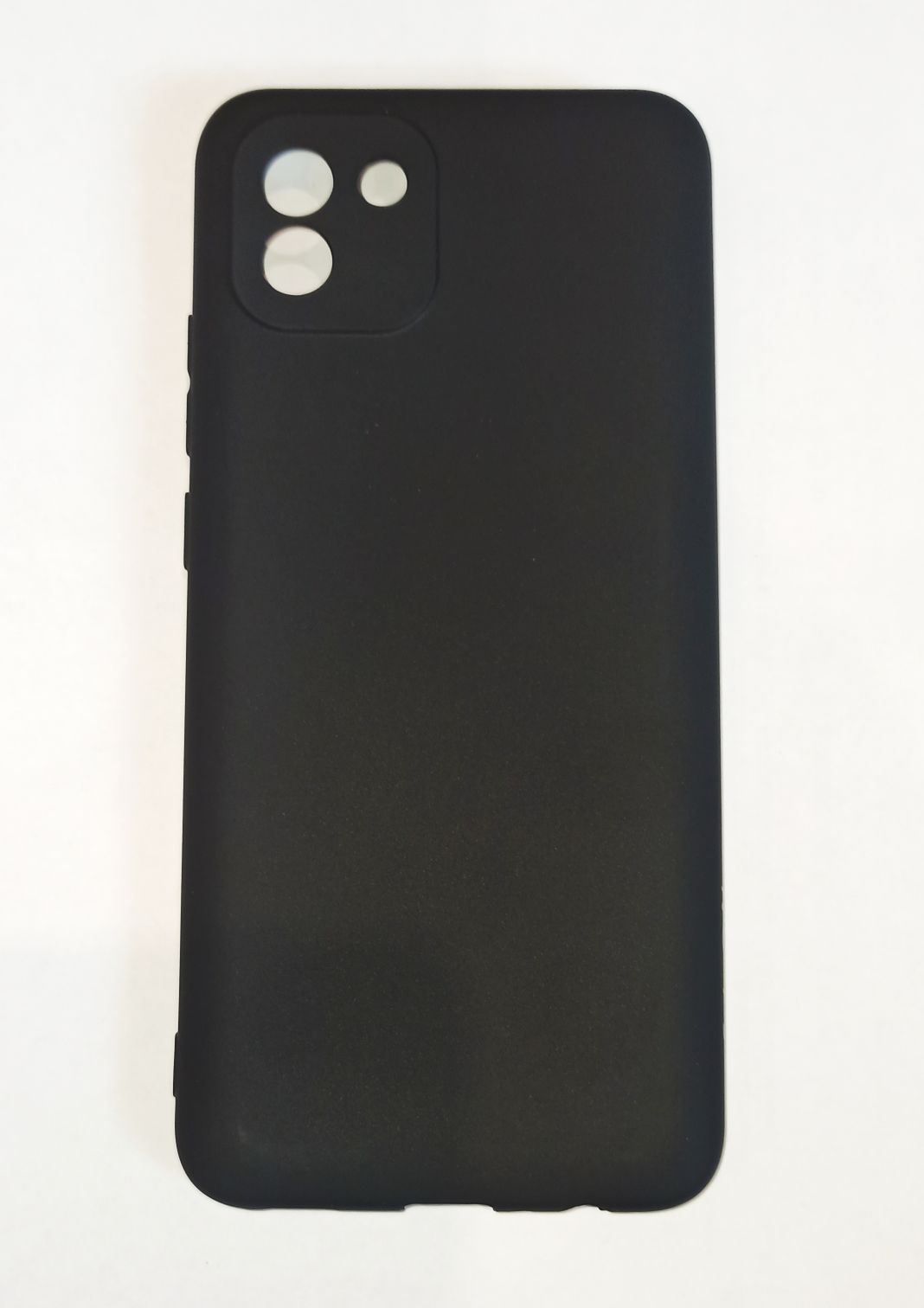 Чехол задняя накладка Samsung Galaxy A035, (A03) CA-10, Matte, Fis: чёрный