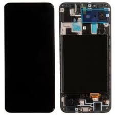 Дисплей для Samsung A205F A20 модуль с рамкой Черный – (In-Cell)