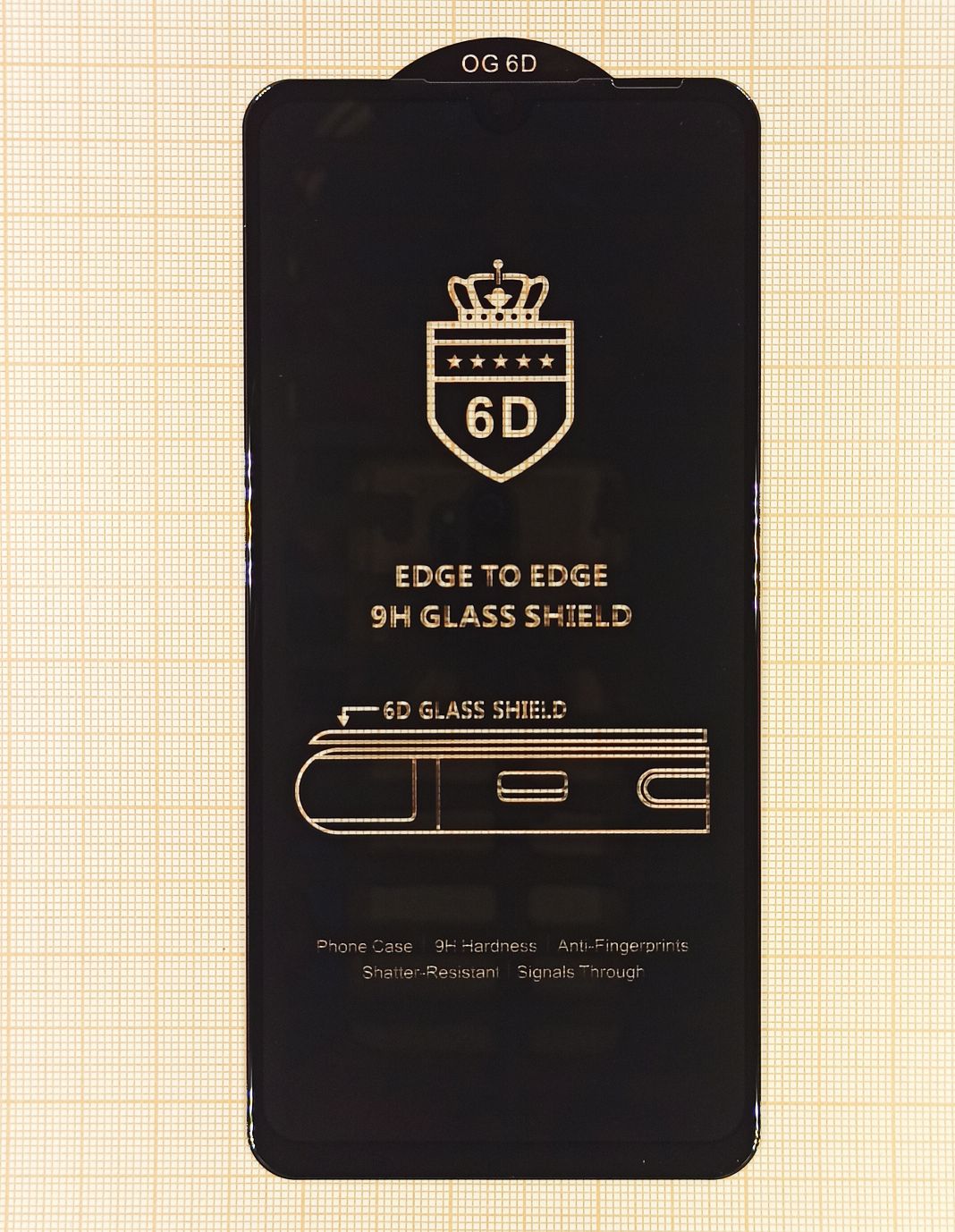 Защитное стекло “Премиум” для Huawei P30 Lite/Honor 20S/20 Lite Черное