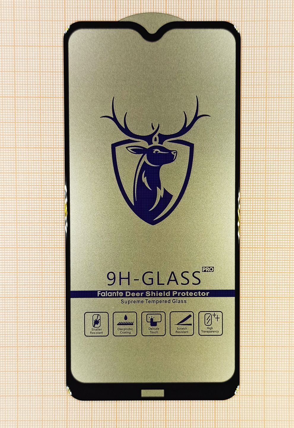 Защитное стекло “Премиум” для Xiaomi Redmi 8/8A Черное