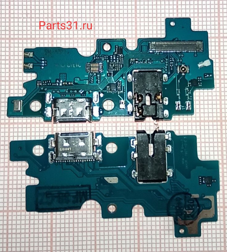 Шлейф для Samsung A307F (A30s) плата системный разъем/разъем гарнитуры/микрофон