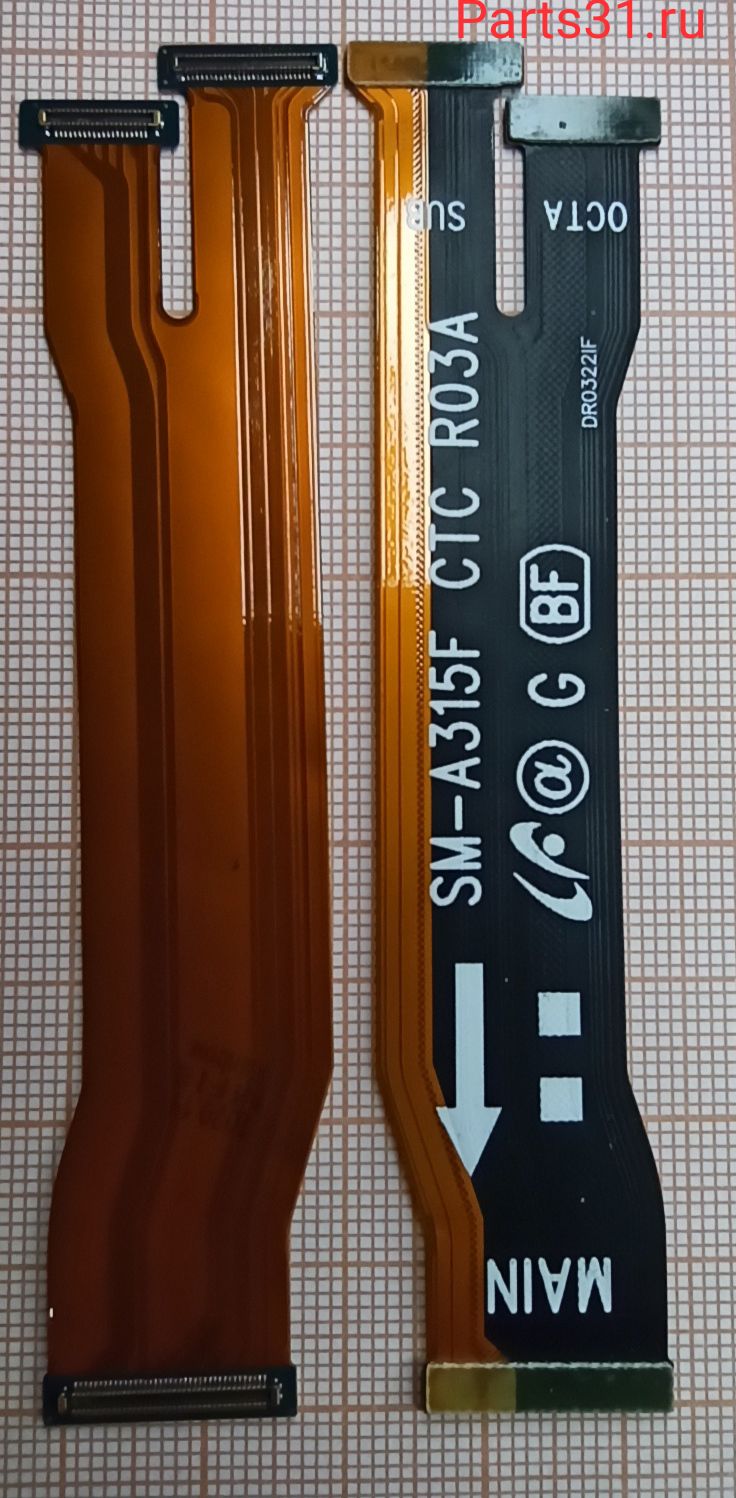 Шлейф для Samsung A315F (A31) межплатный (основной)