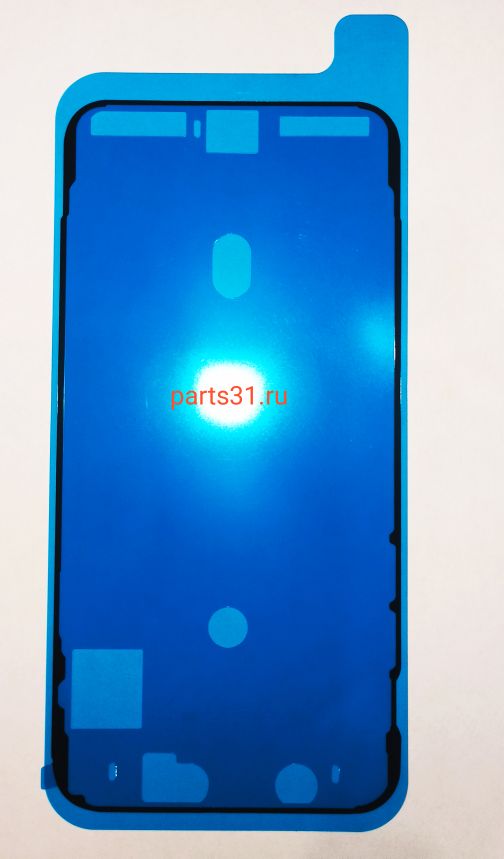 Скотч дисплея для iPhone 11/ iPhone Xr водонепроницаемый Черный -ORIG Q красный трехслойный