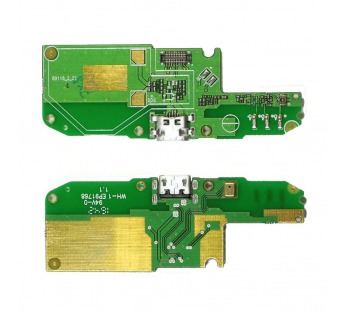 Шлейф для Asus ZB500KL/ZB500KG (ZenFone Go) плата на системный разъем/микрофон