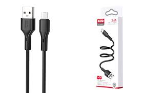 Кабель USB – Type-C XO NB230 (2.4A) Черный