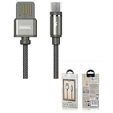 Кабель USB – Micro USB магнитный Remax RC-095m metal Черный