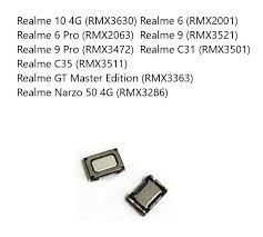 Динамик для Realme Narzo 50 4G/6/6 Pro/8i/9/9 Pro/C31/C35/GT ME (speaker) №80 = №77