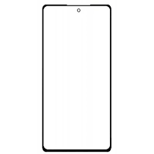 Стекло для переклейки Poco X5 5G/ Redmi Note 12 4G/5G (22111317PG/22111317I/23021RAA2Y) в сборе с OCA пленкой Черный – OR (Mitsubishi)